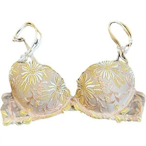 Lise Charmel Fleur Aphrodite Lace Floral Bra with underwire 28B MSRP $191